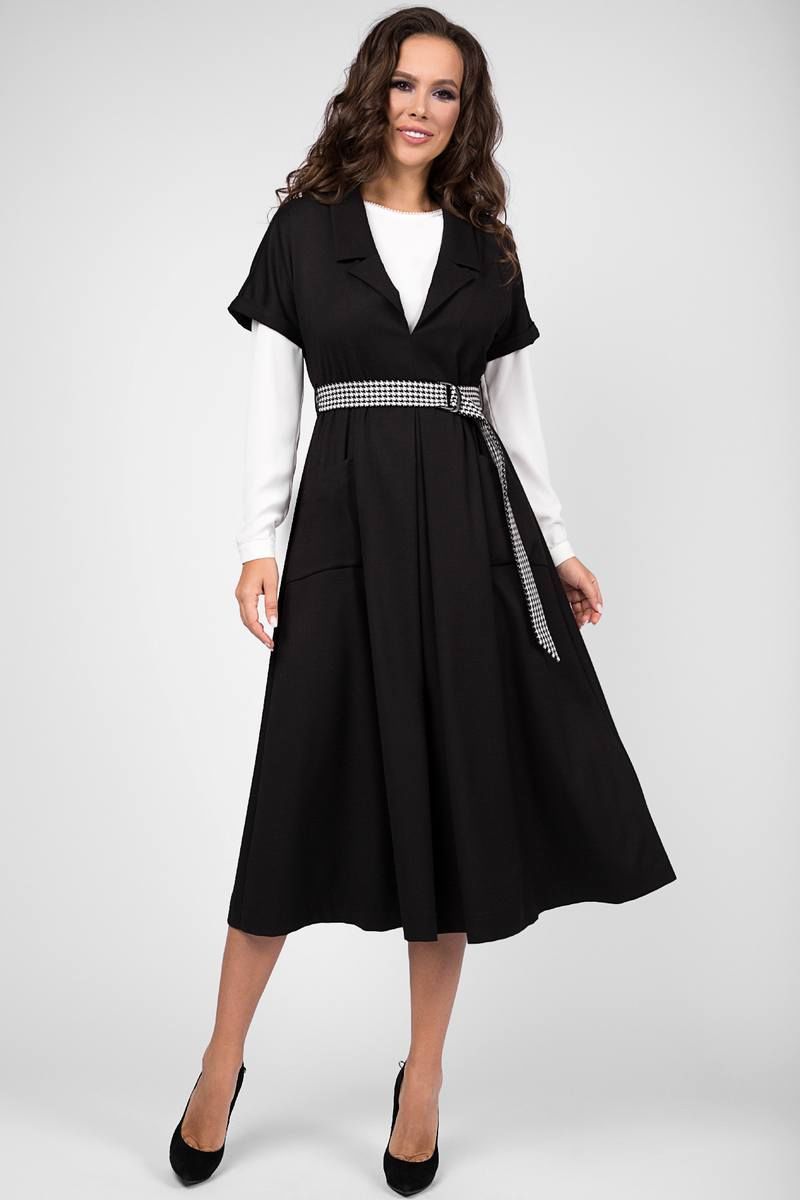 Платье Teffi Style L-1462 черный