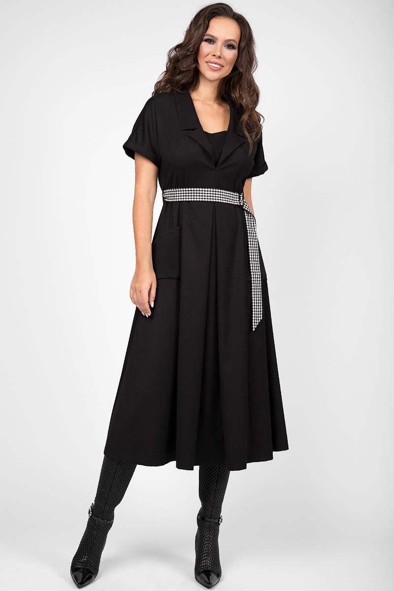 Платье Teffi Style L-1462 черный