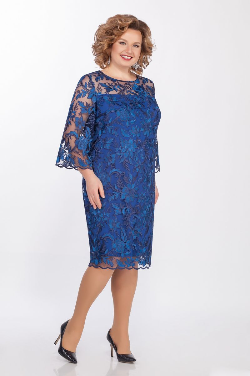 Платье LaKona 969 сине-васильковый