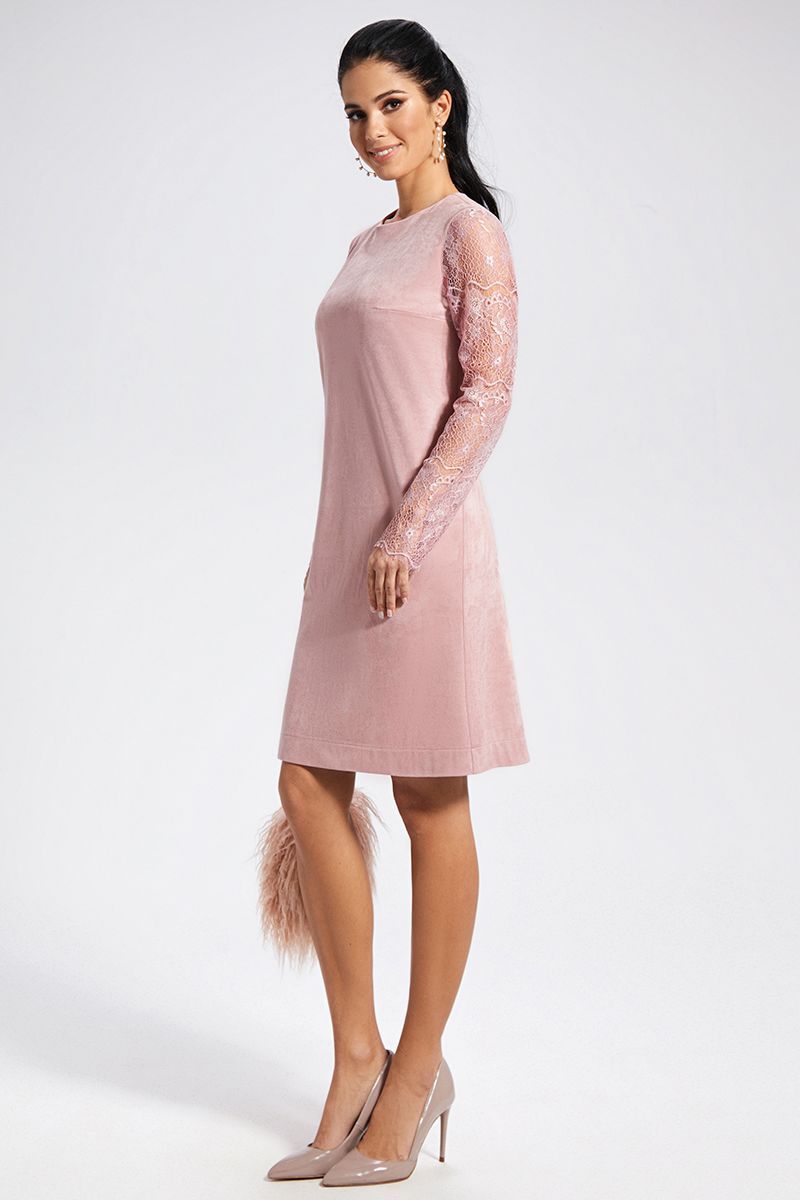 Платье AYZE 1469 розовый