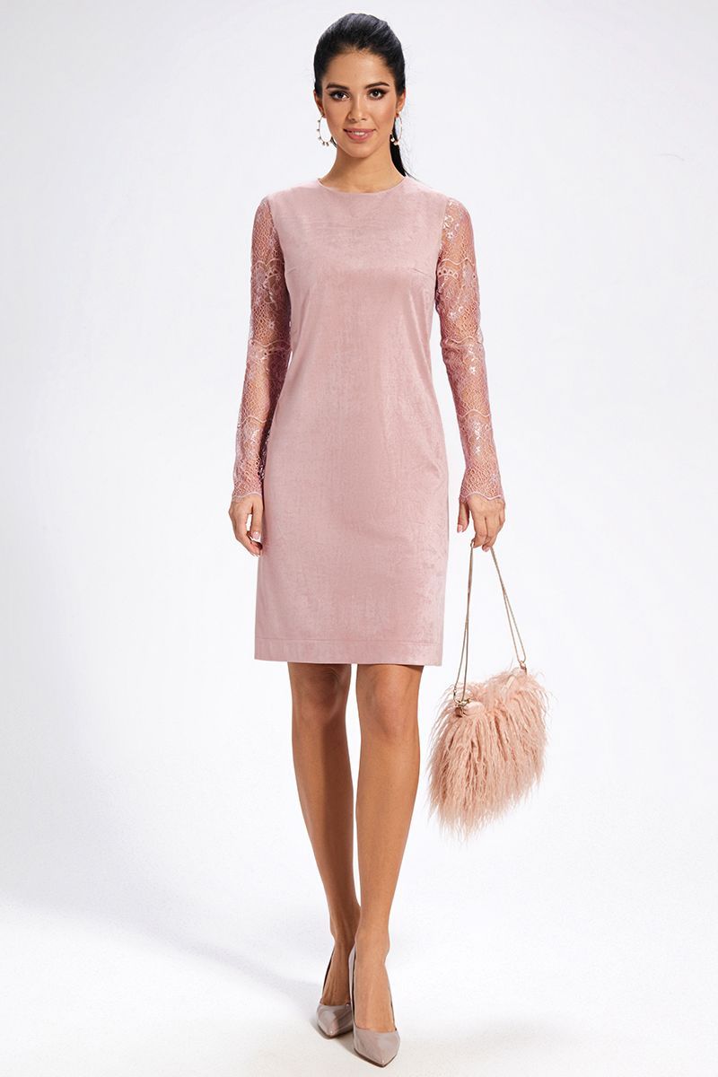 Платье AYZE 1469 розовый