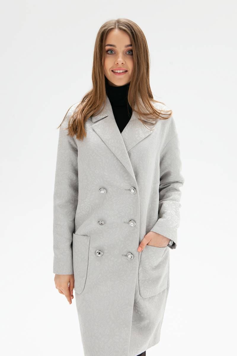 Женское пальто Bugalux 431 164-серый