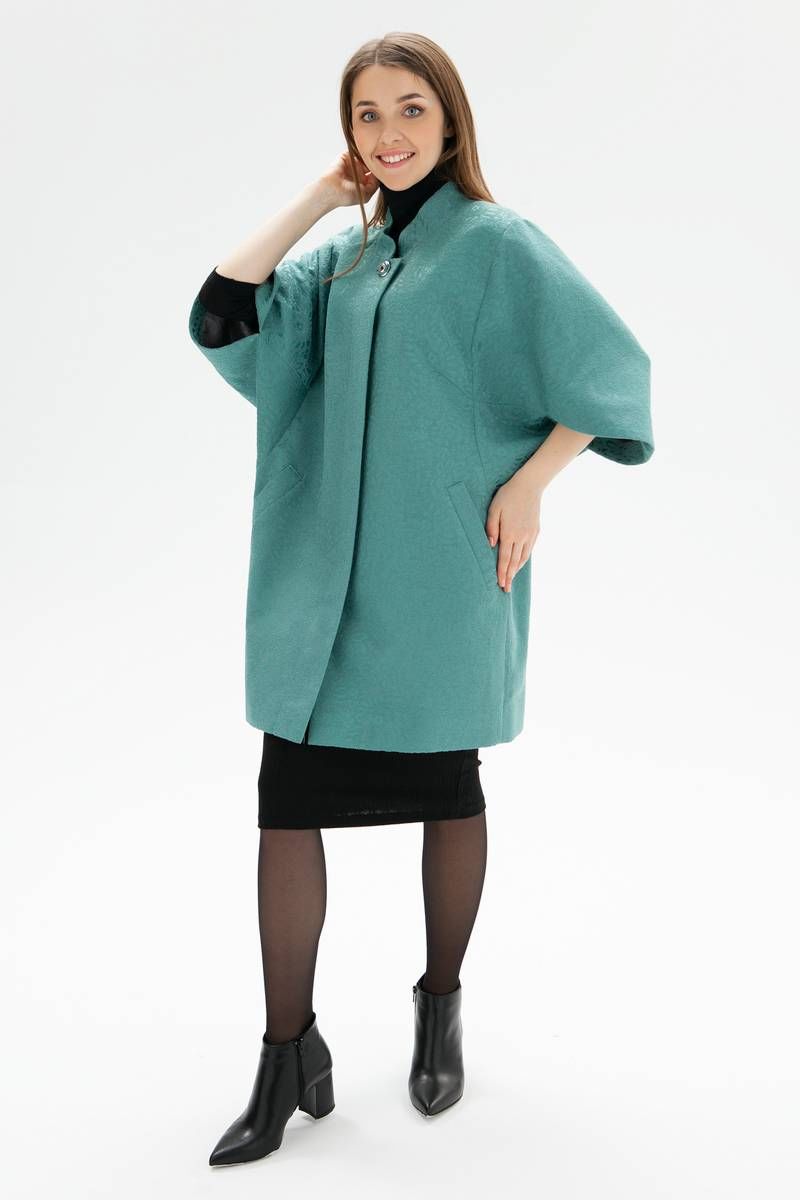 Женское пальто Bugalux 432 164-зеленый