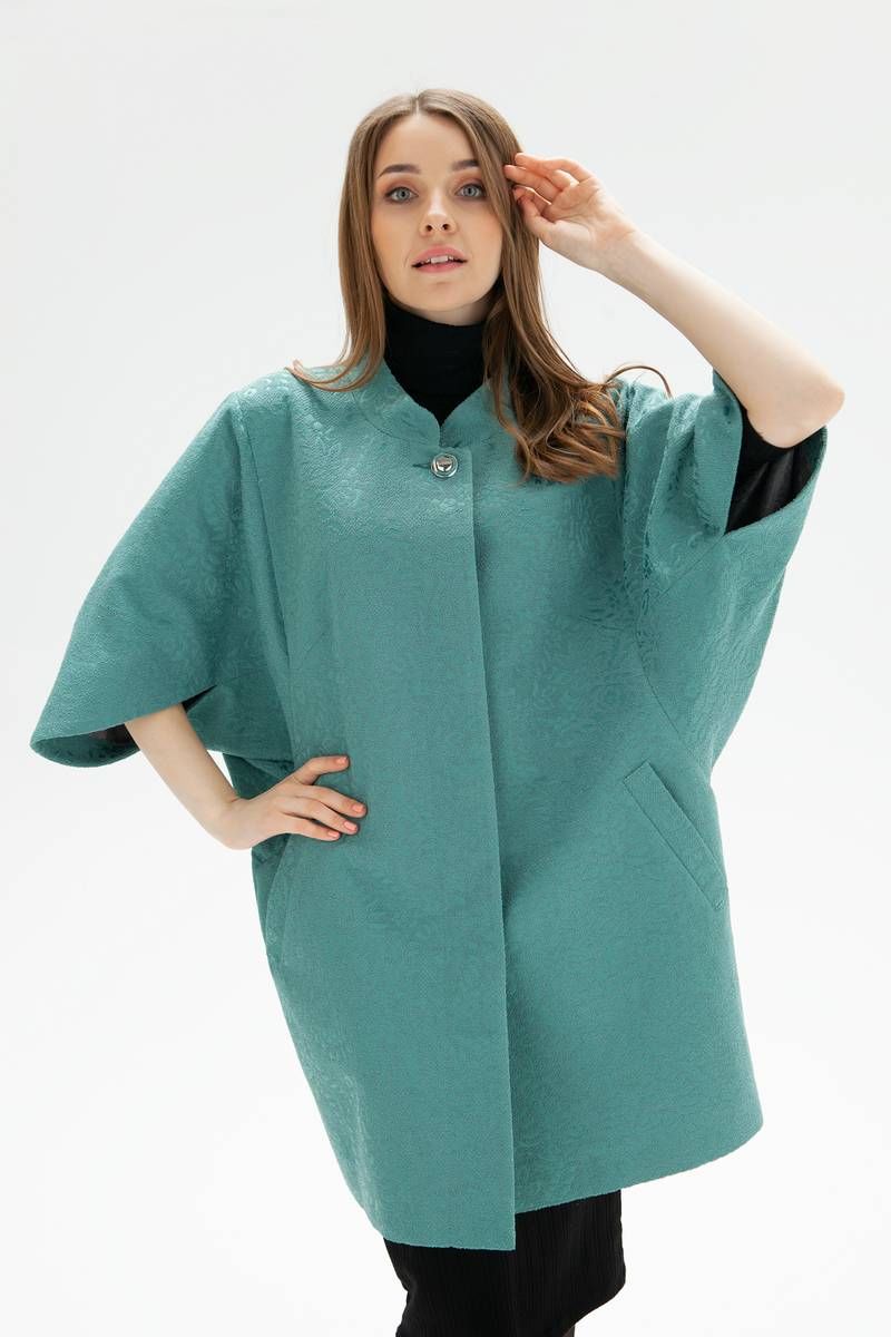 Женское пальто Bugalux 432 164-зеленый