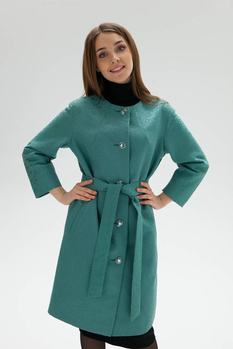 Женское пальто Bugalux 434 164-зеленый