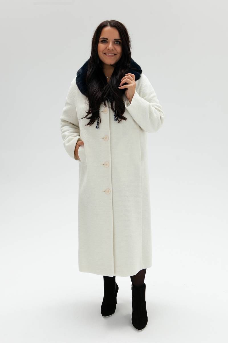 Женское пальто Bugalux 939 164-белый
