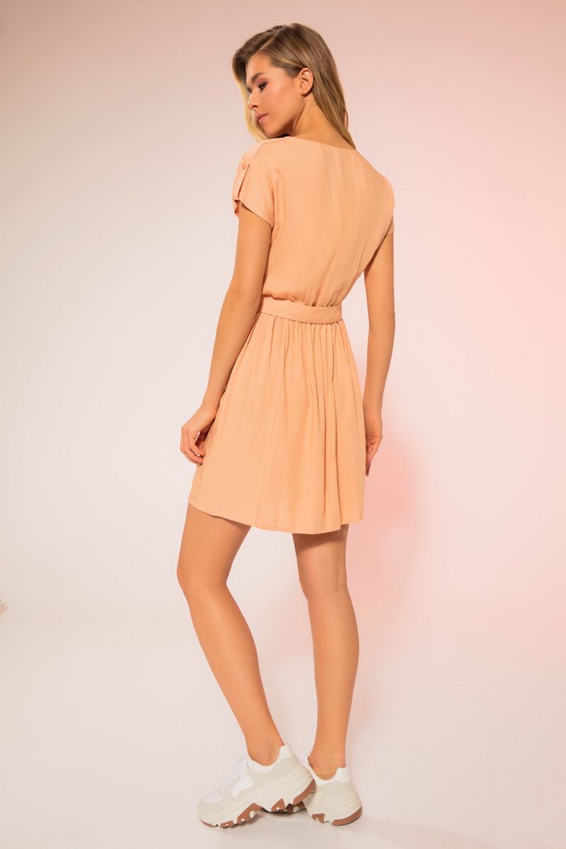 Платье LaVeLa L1961 персиковый