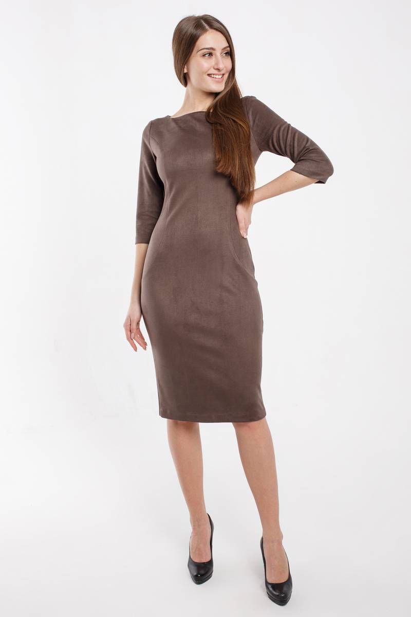 Платье Madech 185271 серо-коричневый
