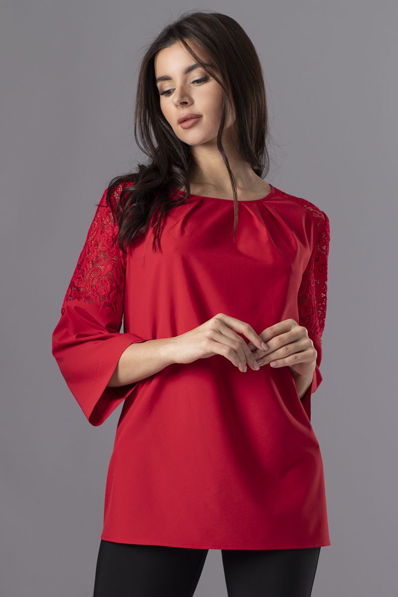 Блузы VIZAVI 618 красный