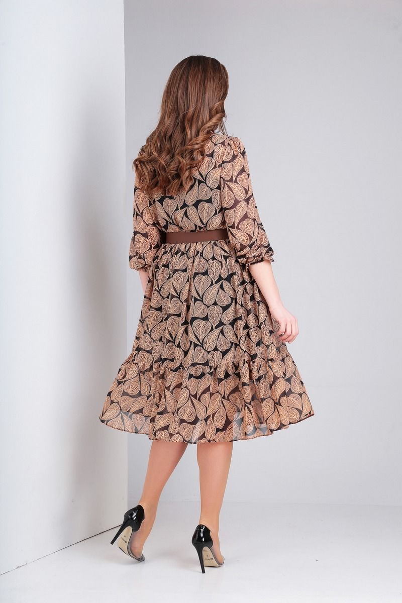 Платье Милора-стиль 773 листья