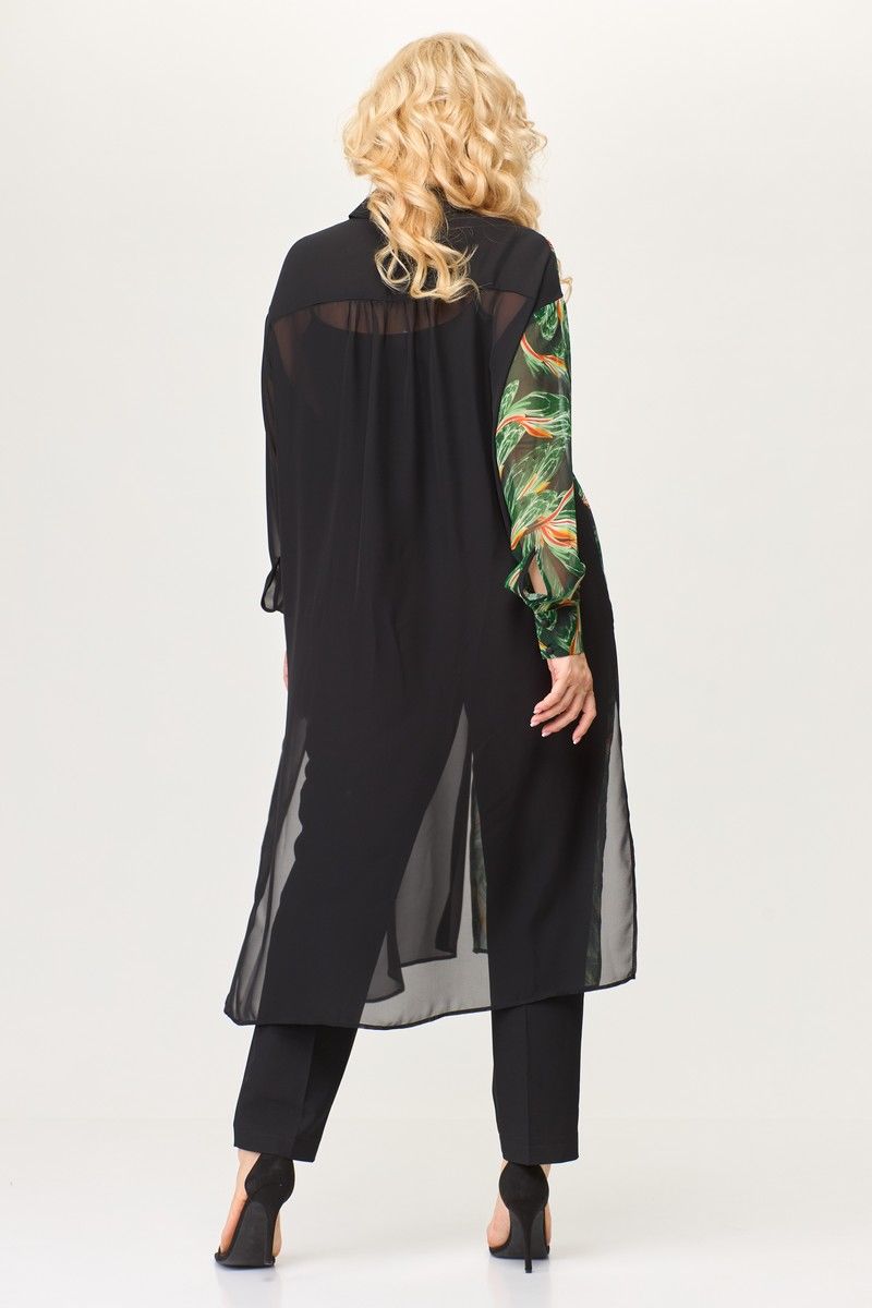Рубашки Avenue Fashion 0315-1 черный+дизайн