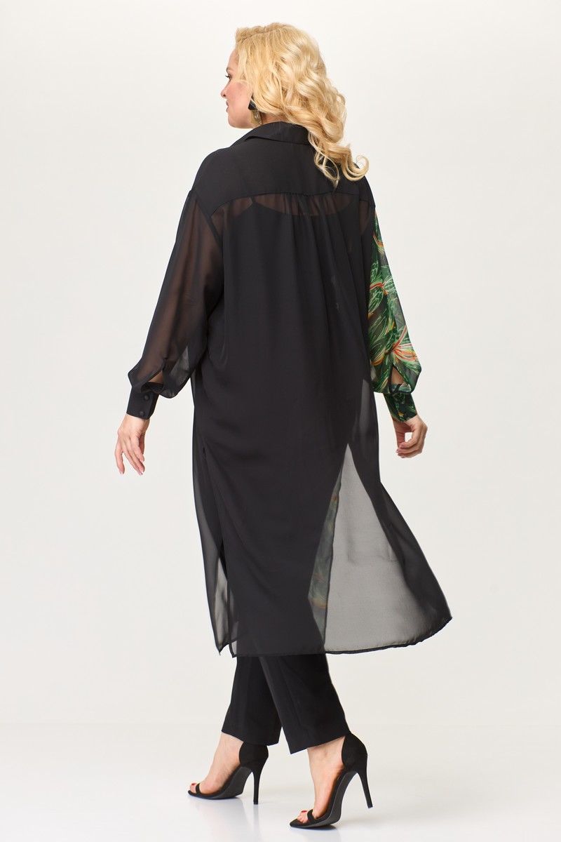 Рубашки Avenue Fashion 0315-1 черный+дизайн