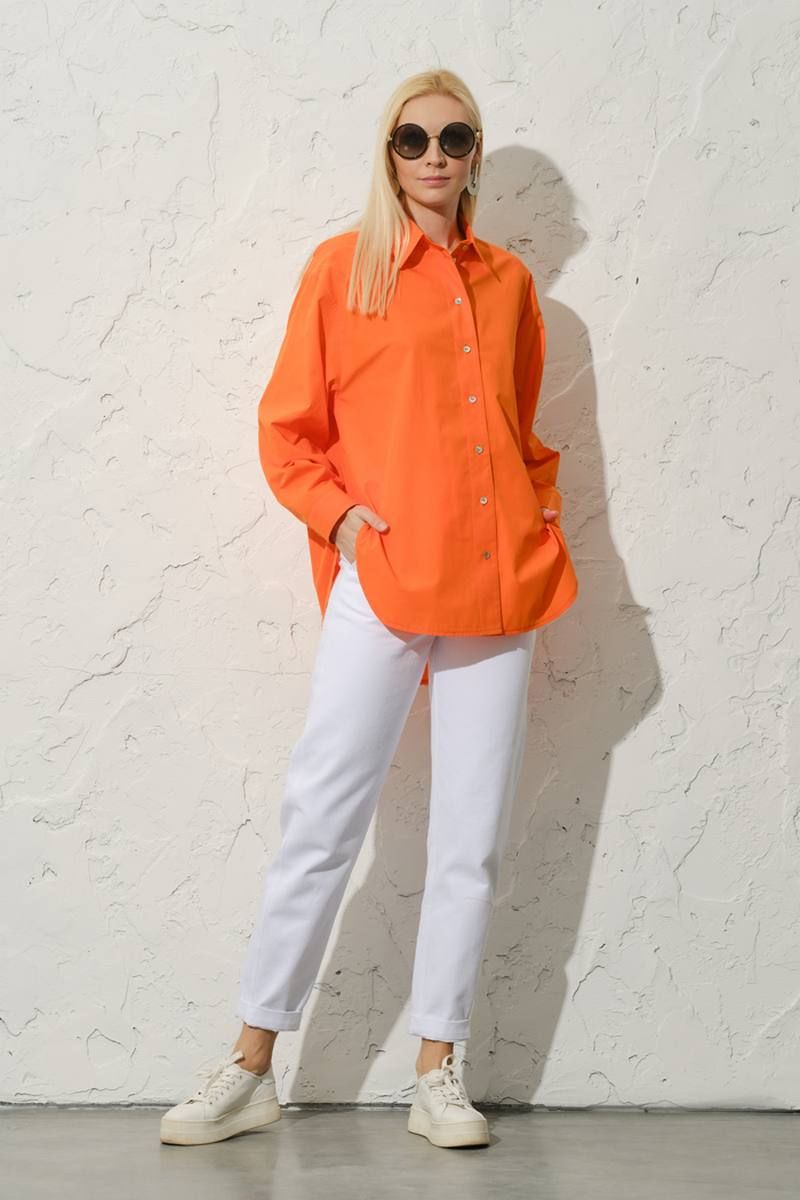 Рубашки Achosa 1422 оранжевый