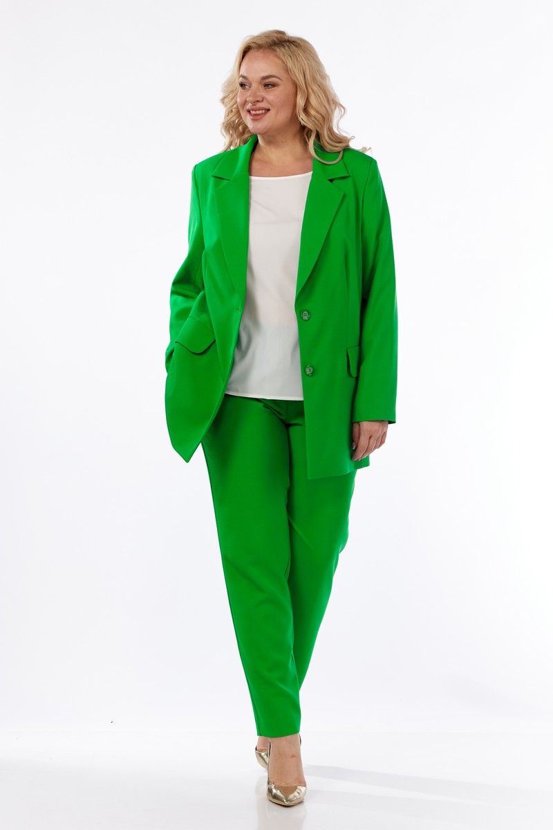 Брючный костюм SVT-fashion 584 зеленое_яблоко