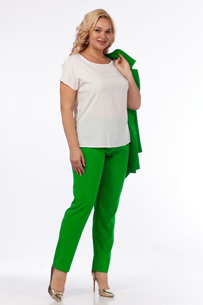 Брючный костюм SVT-fashion 584 зеленое_яблоко