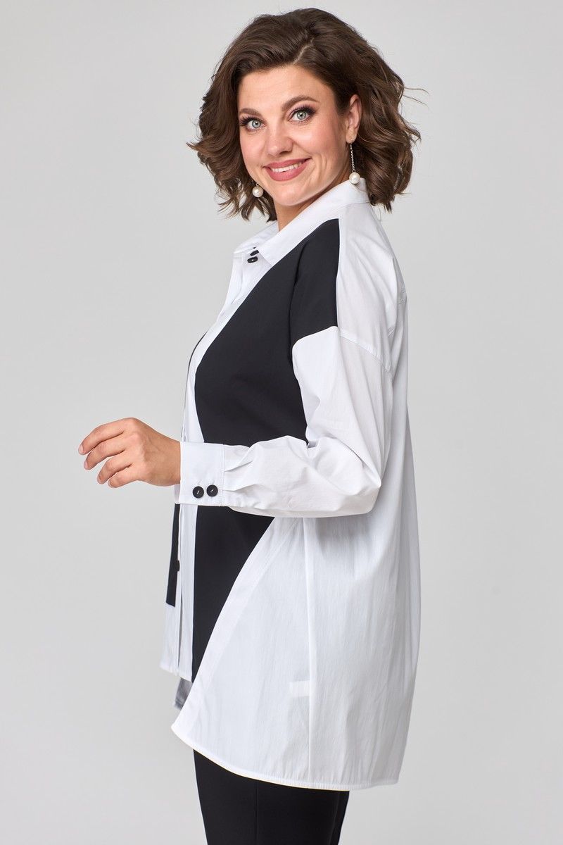 Блузы ANASTASIA MAK 1119 черно-белый