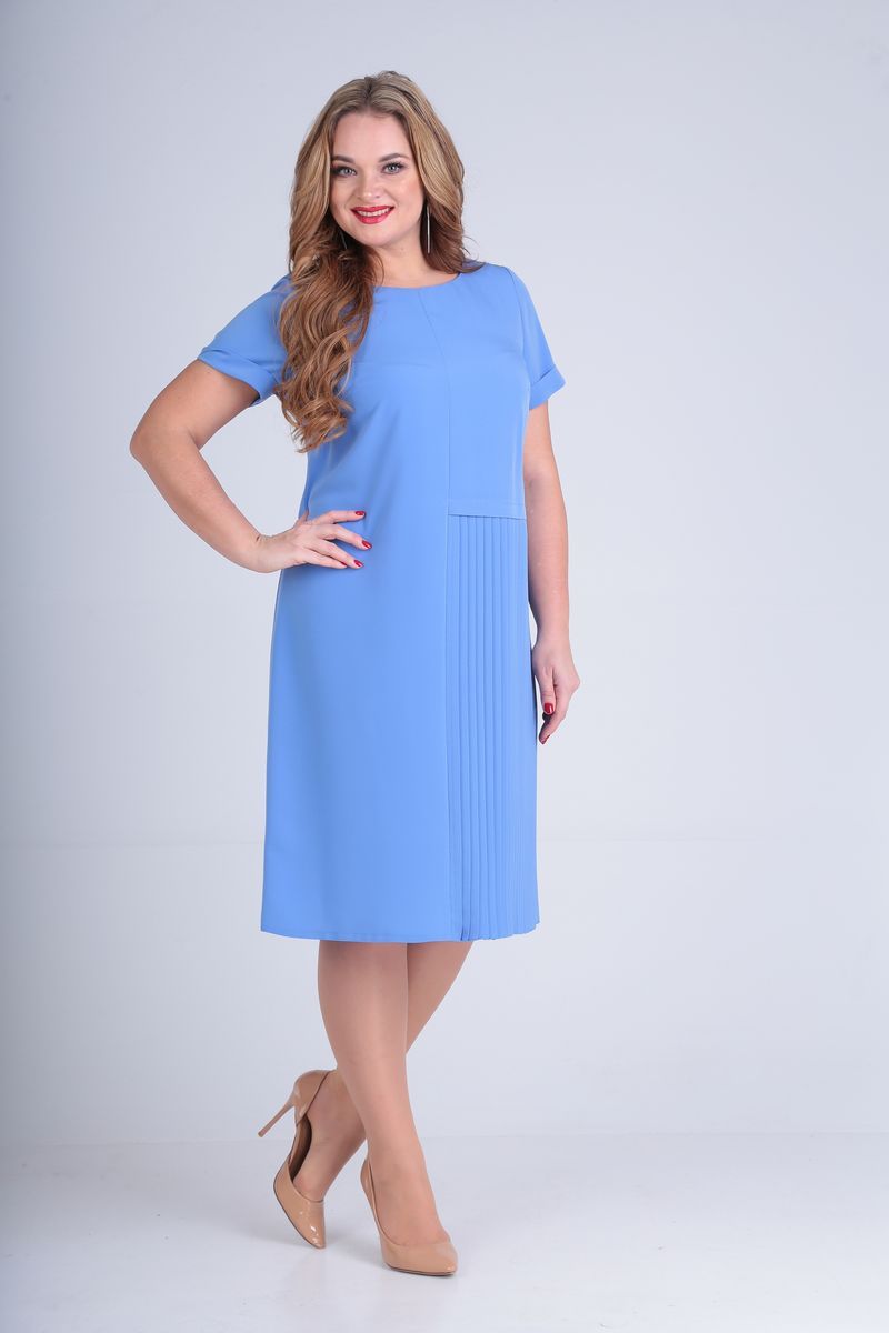 Платье SandyNa 13560 голубой