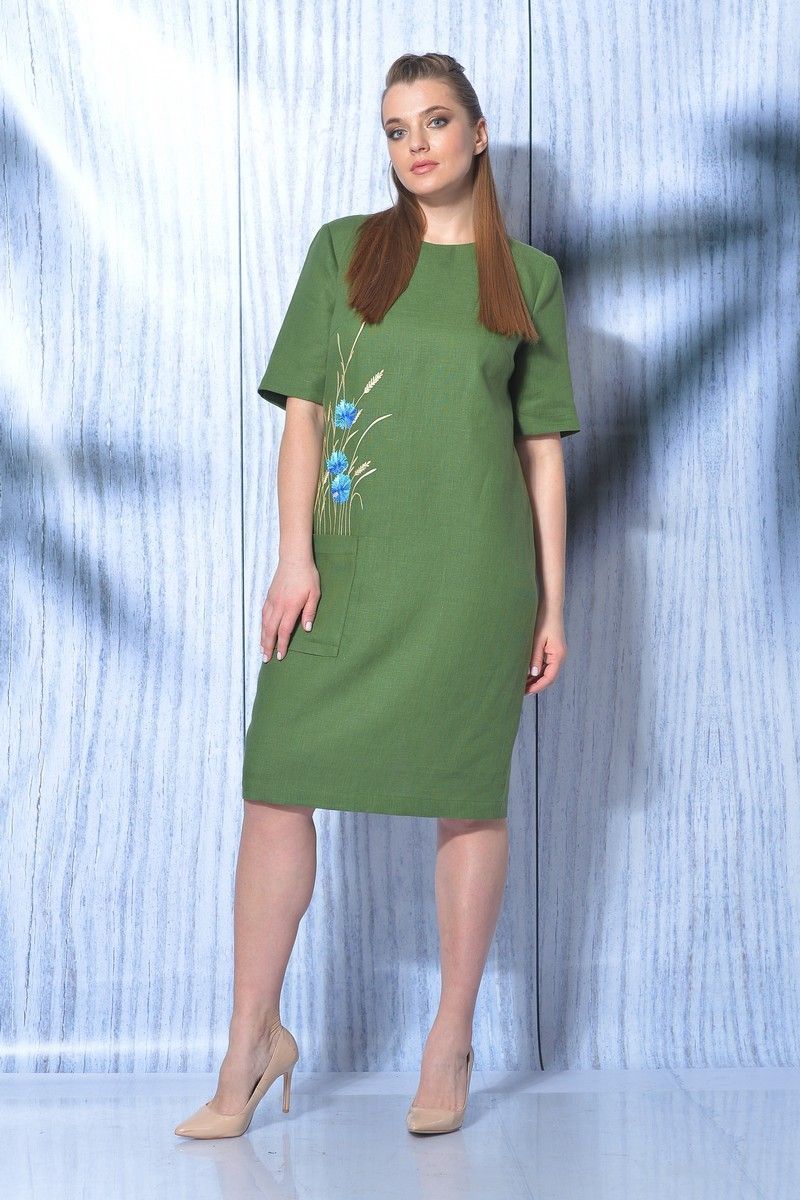 Платья MALI 419-014 зеленый