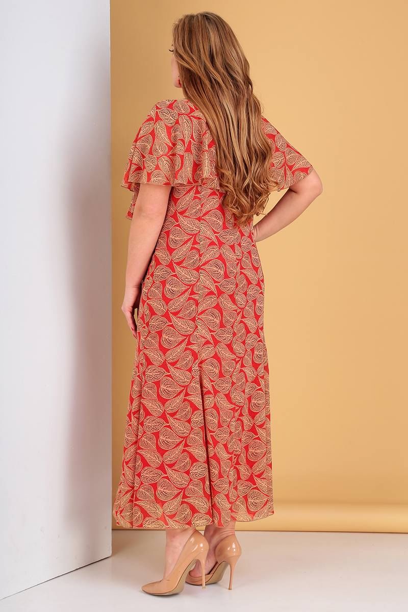 Платья Liona Style 485 красный