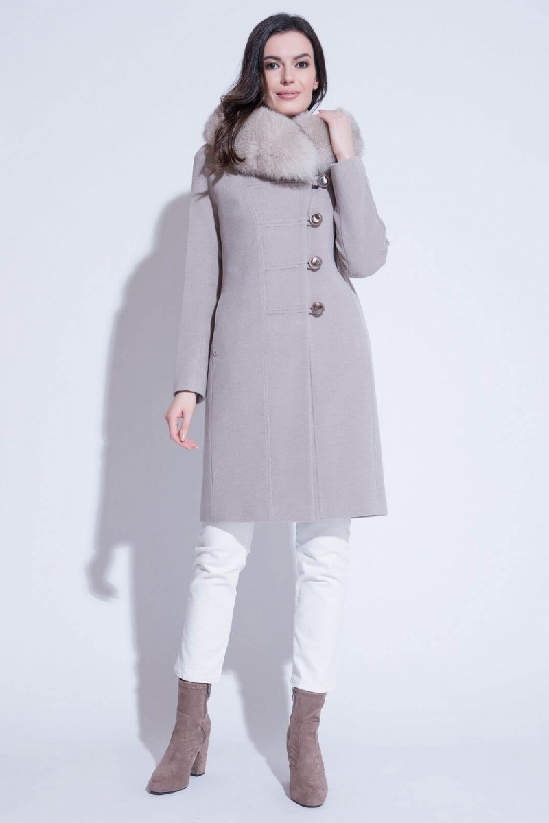 Женское пальто ElectraStyle НП4У-9122-128 лама