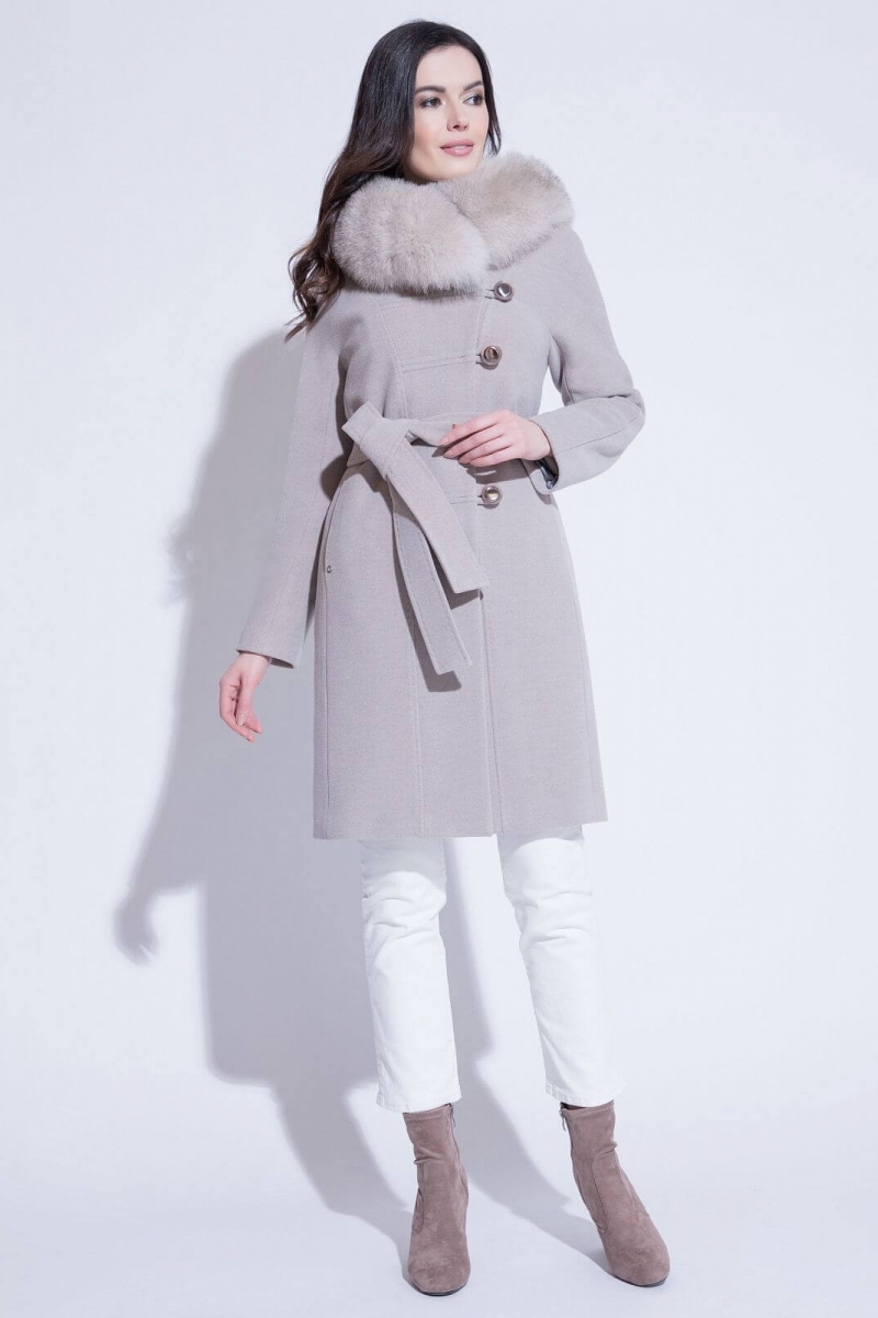 Женское пальто ElectraStyle НП4У-9122-128 лама