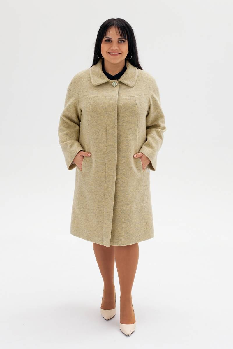 Женское пальто Bugalux 941 164-горчица