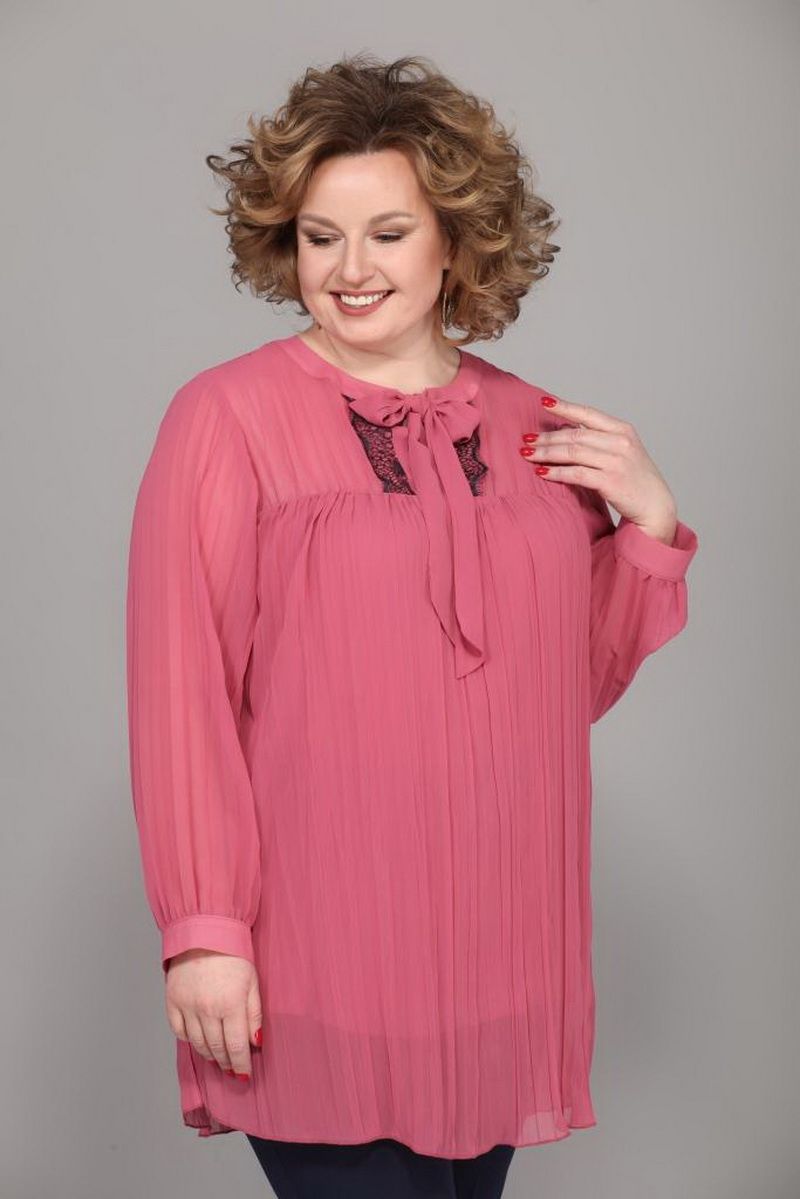 Блузы Djerza 0224 розовый