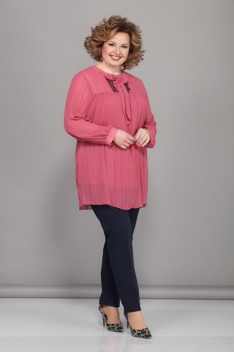 Блузы Djerza 0224 розовый