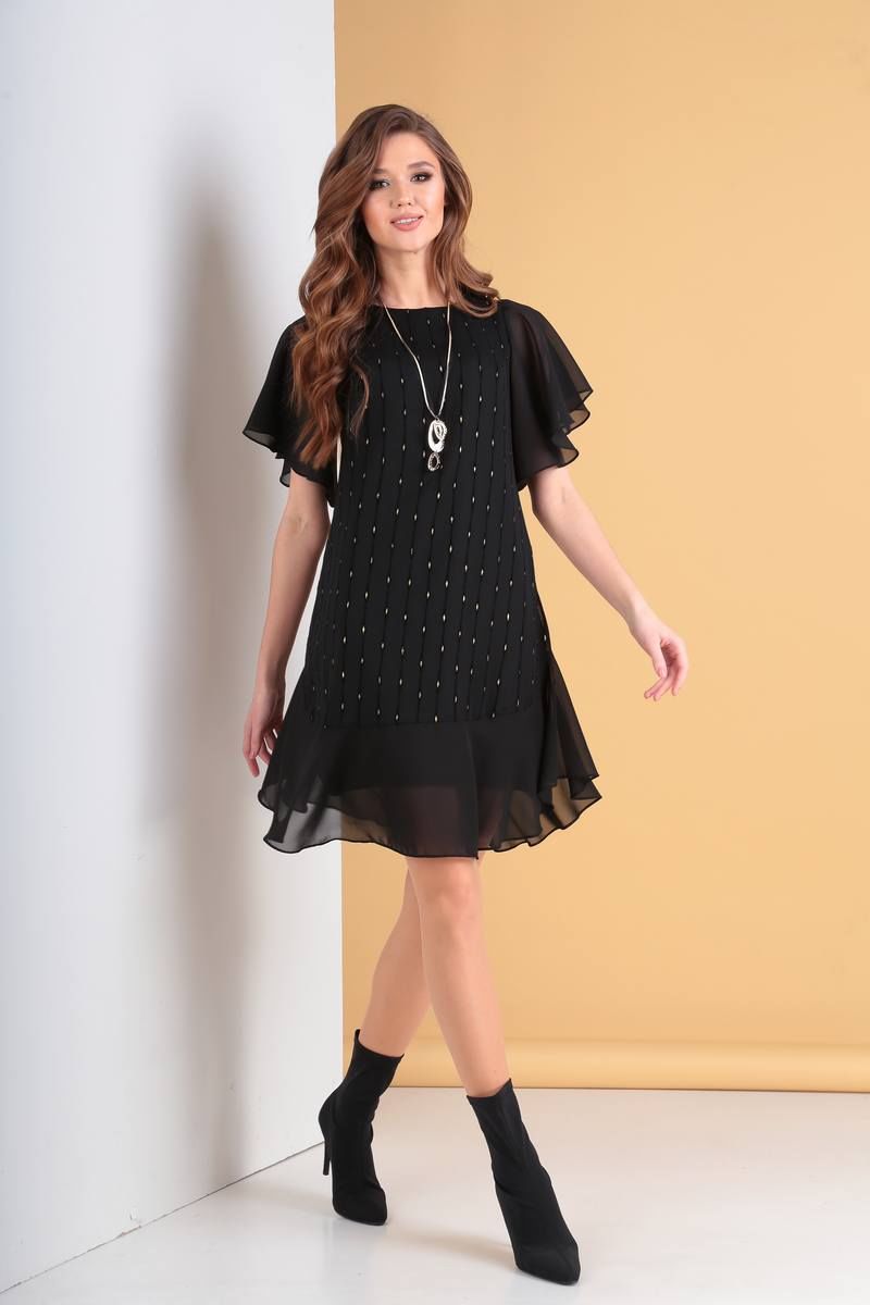 Платье Viola Style 0912 черный