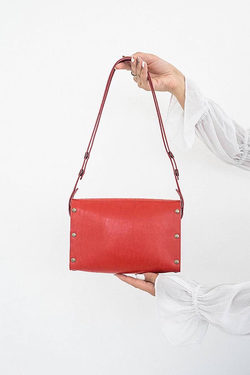 Женская сумка Because AELITA RED