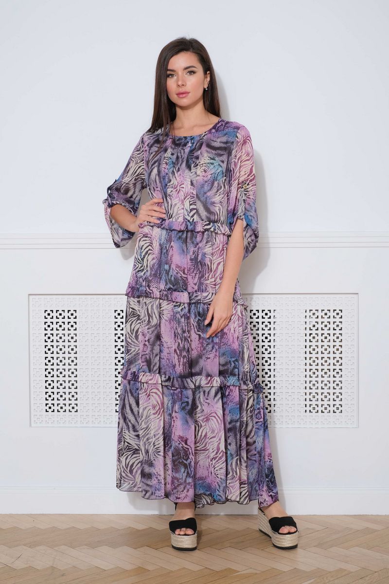Платье Faufilure С859 фиолетовый