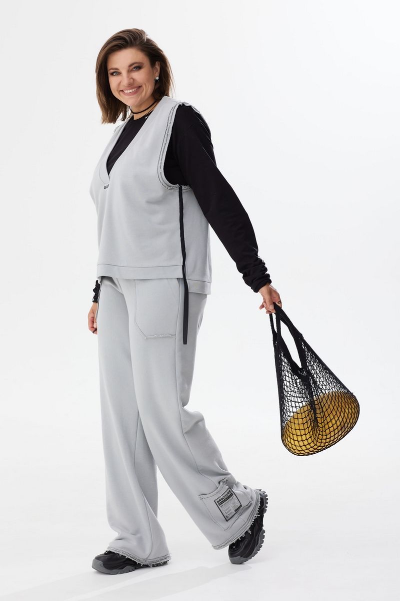 Брючный комплект BegiModa 3040 пепел