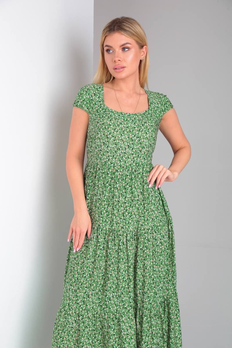 Платья Rishelie 925 зеленый