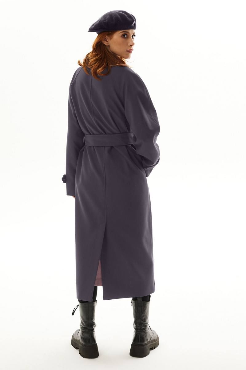 Женское пальто Golden Valley 7148 т.фиолетовый