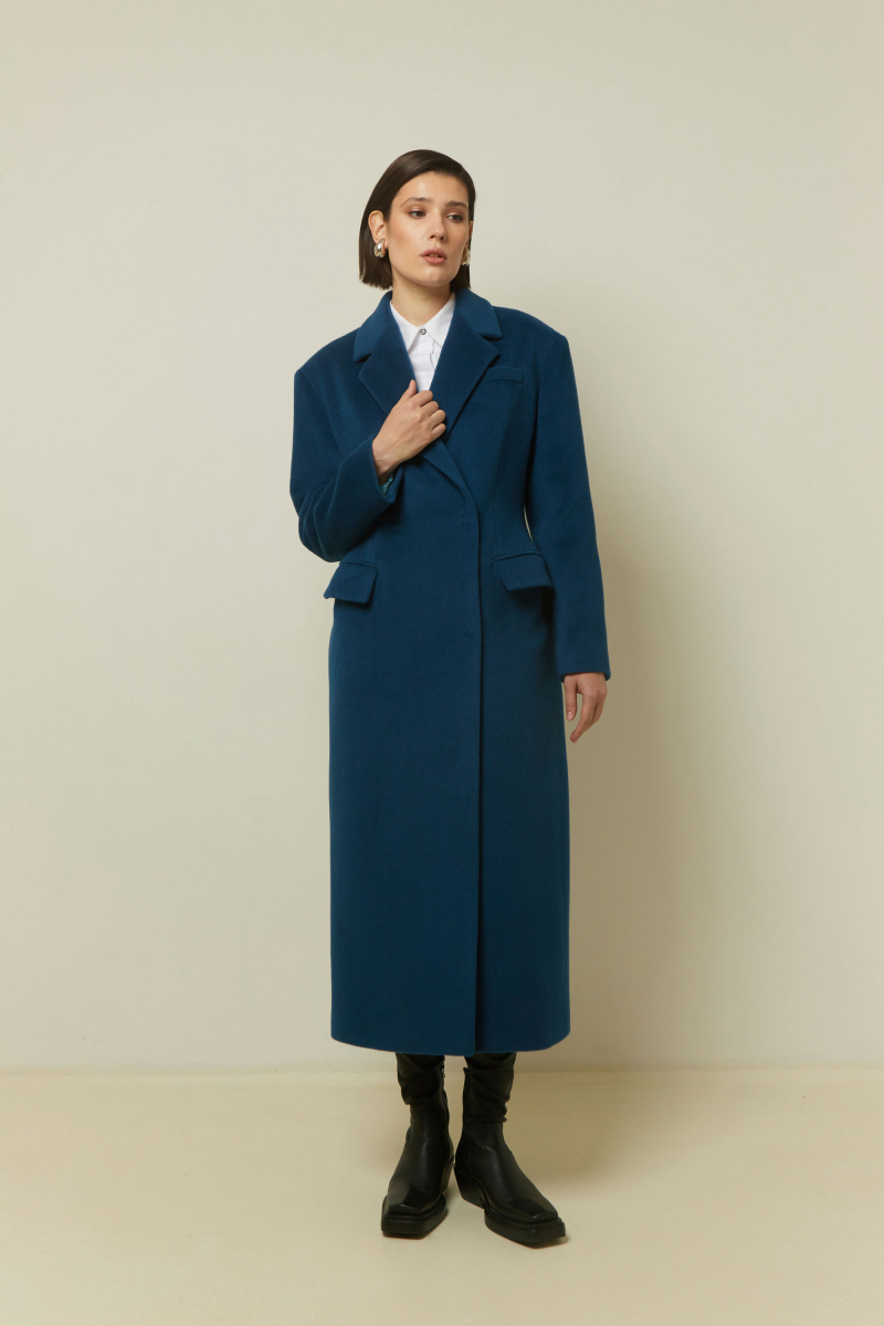 Женское пальто Elema 1-09-170 индиго