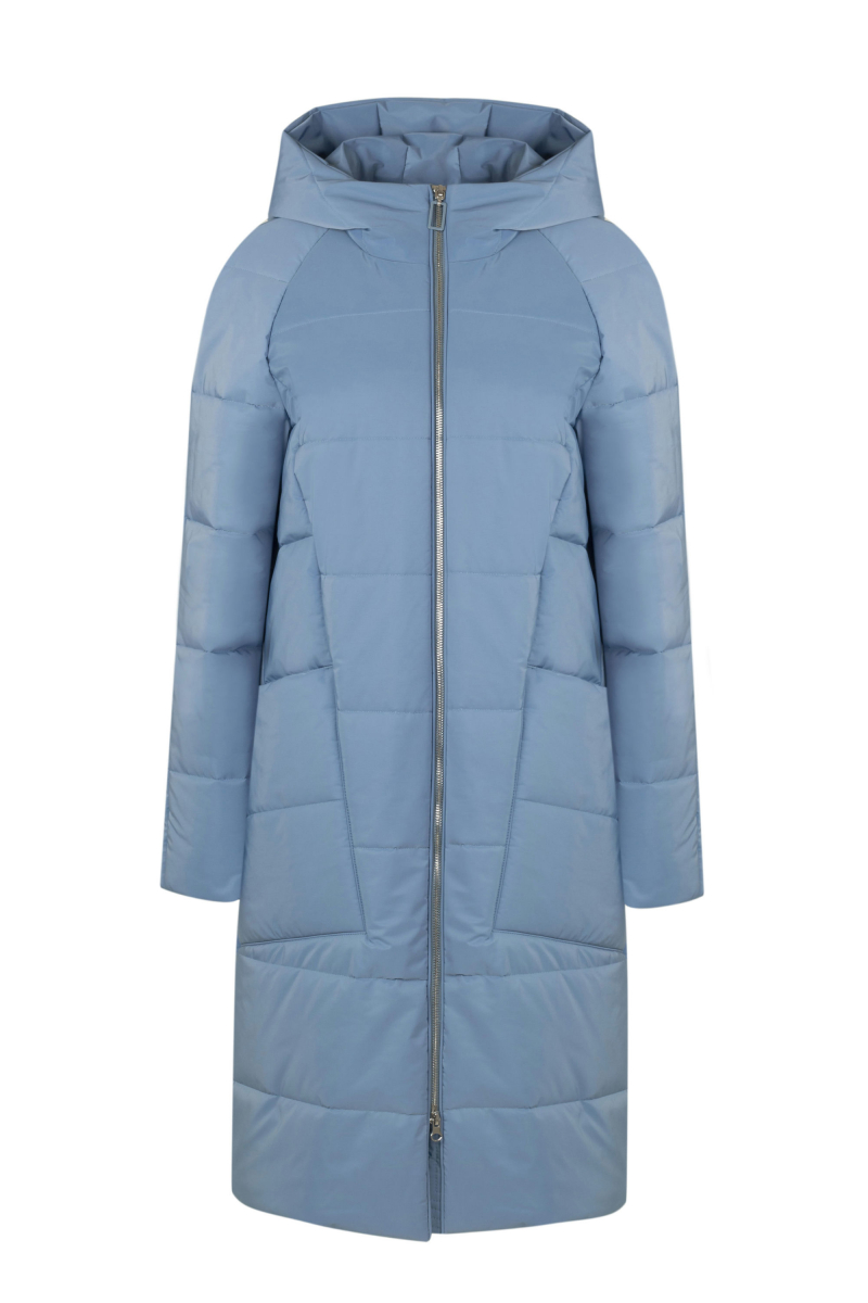 Женское пальто Elema 5-12590-1-164 голубой