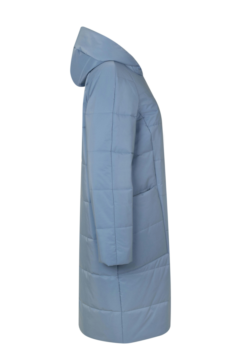 Женское пальто Elema 5-12590-1-164 голубой