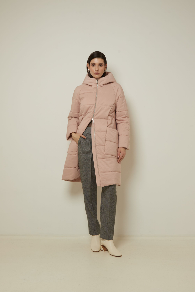 Женское пальто Elema 5-12590-1-170 пудра