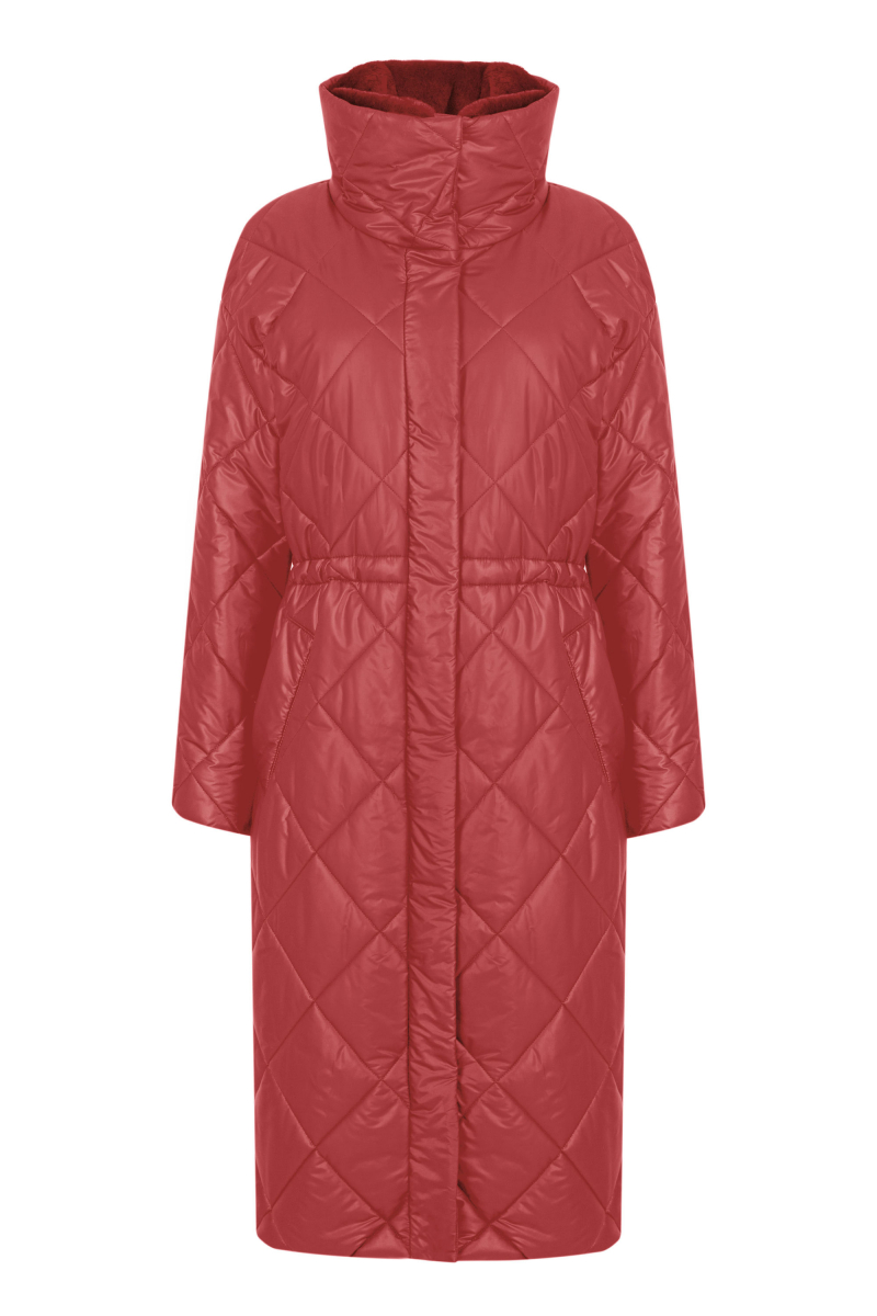 Женское пальто Elema 5S-12411-1-164 терракот