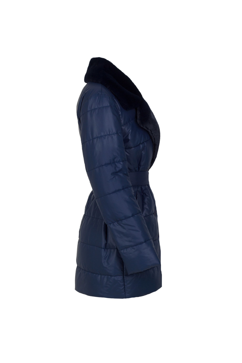 Женское пальто Elema 5S-13037-1-164 тёмно-синий