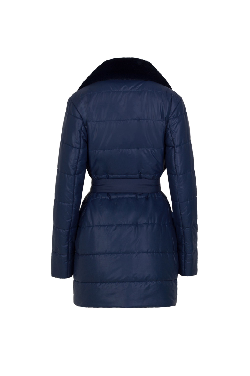 Женское пальто Elema 5S-13037-1-164 тёмно-синий