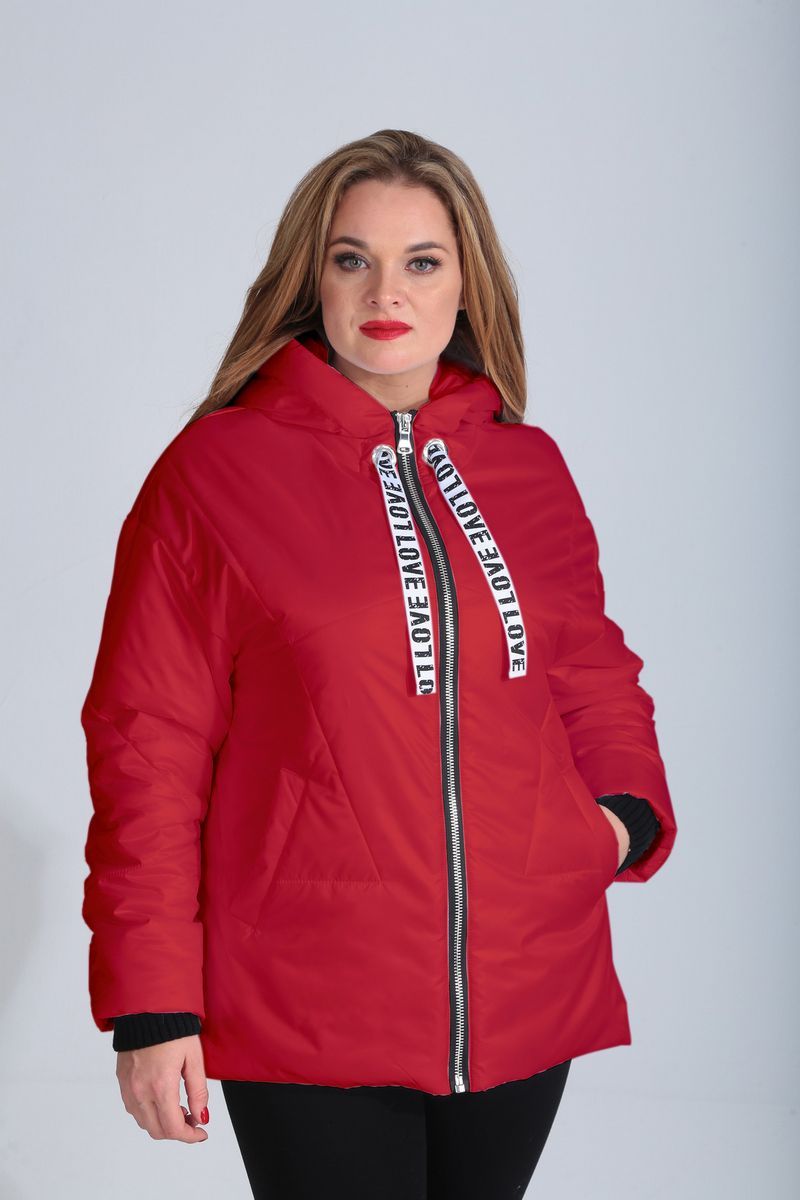 Женская куртка Диомант 1505 красный