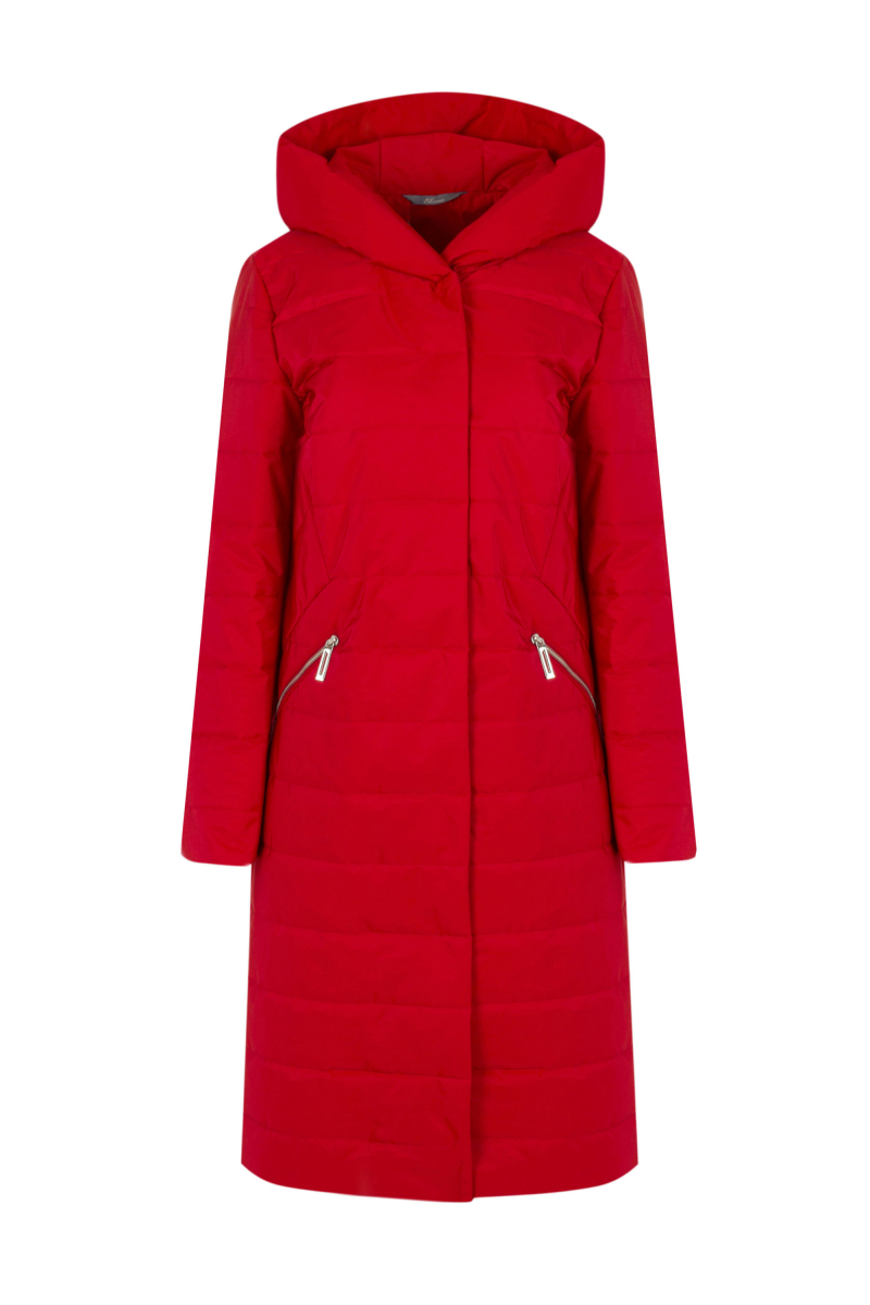 Женское пальто Elema 5-12591-1-164 красный