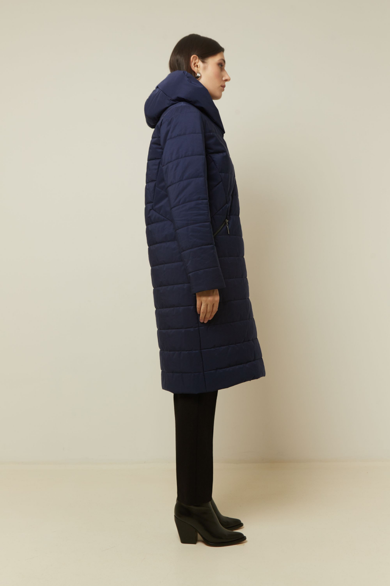 Женское пальто Elema 5-12591-1-170 синий