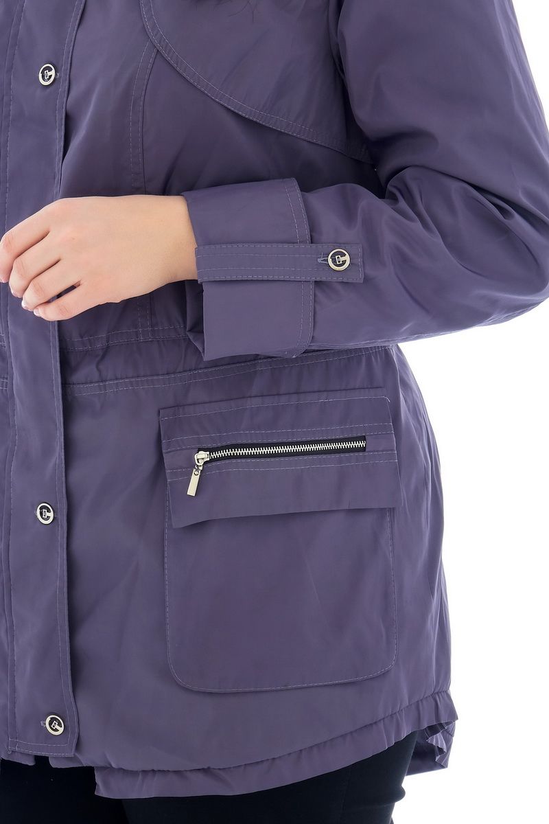 Женская куртка БАГРЯНИЦА 2095 светло-фиолетовый