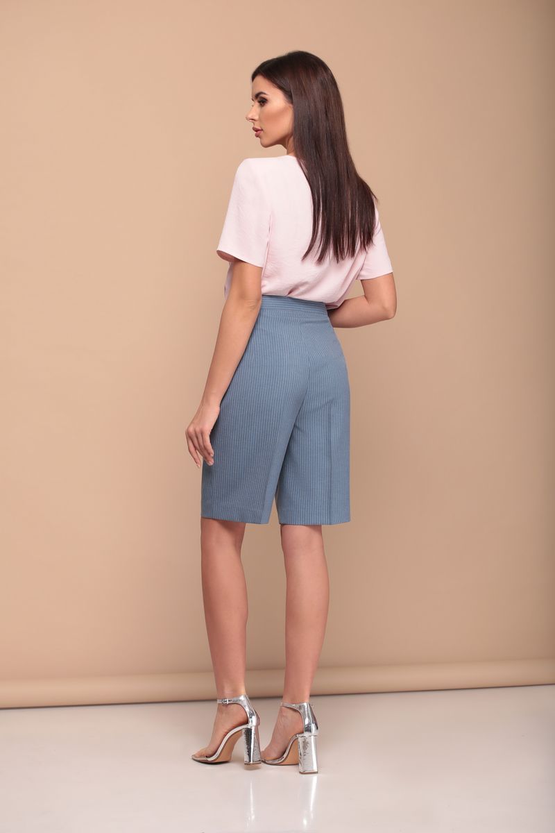 Женский комплект с шортами Karina deLux B-268Ш джинс-розовый