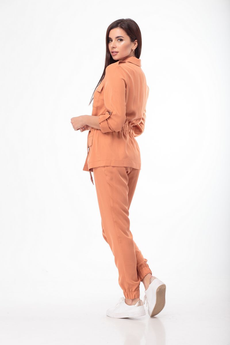 Брючный костюм Anelli 676 оранжевый
