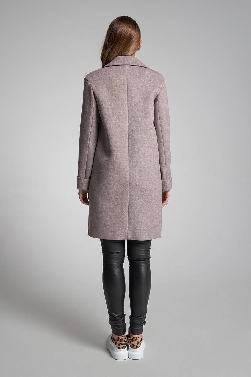 Женское пальто Gotti 171-15 голубо-розовый
