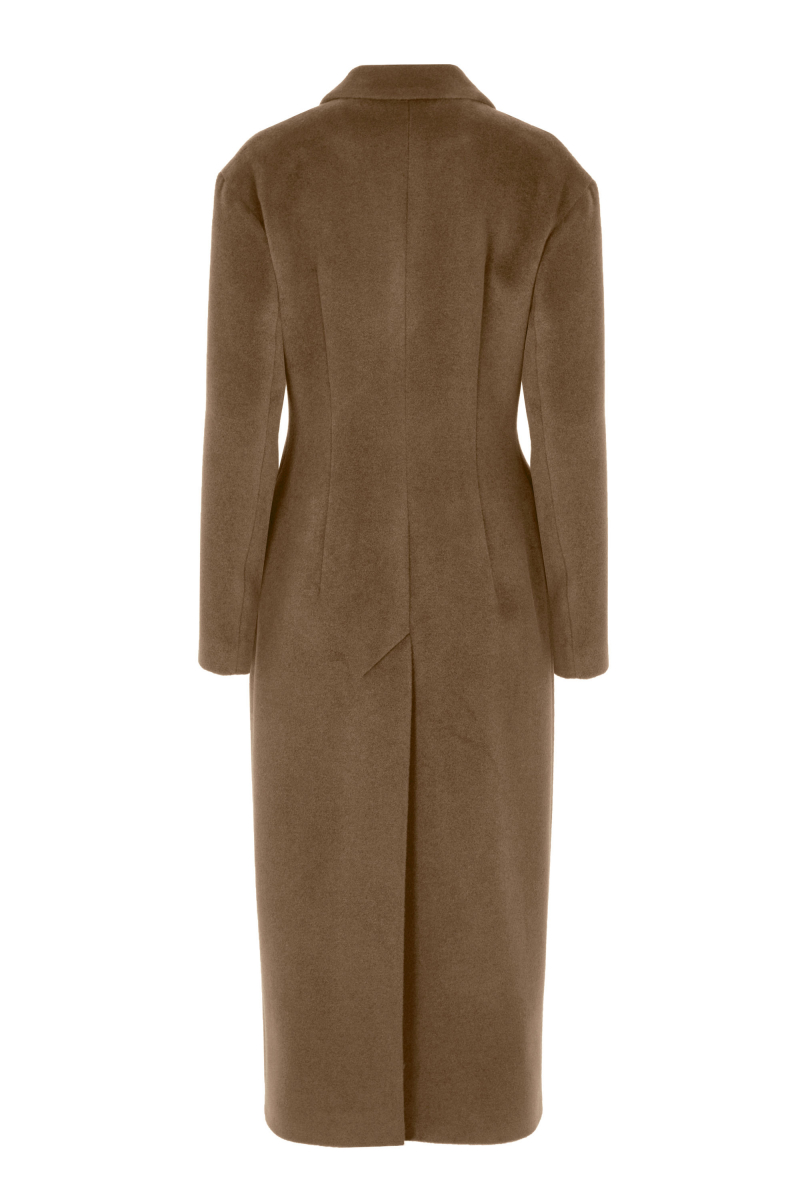 Женское пальто Elema 1-09-164 коричневый