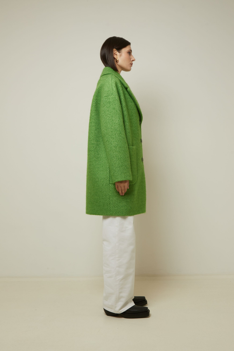 Женское пальто Elema 1-12904-1-164 зелёный